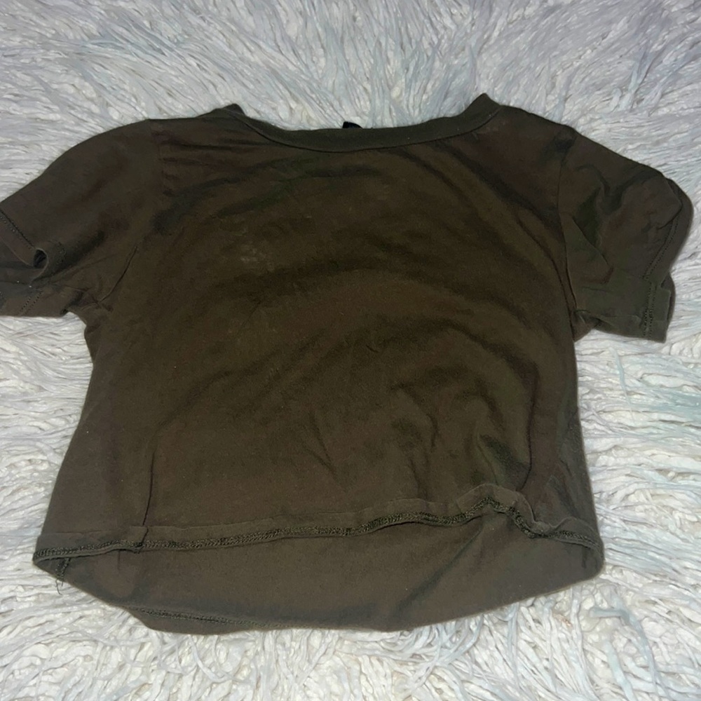 art class t shirt dark green